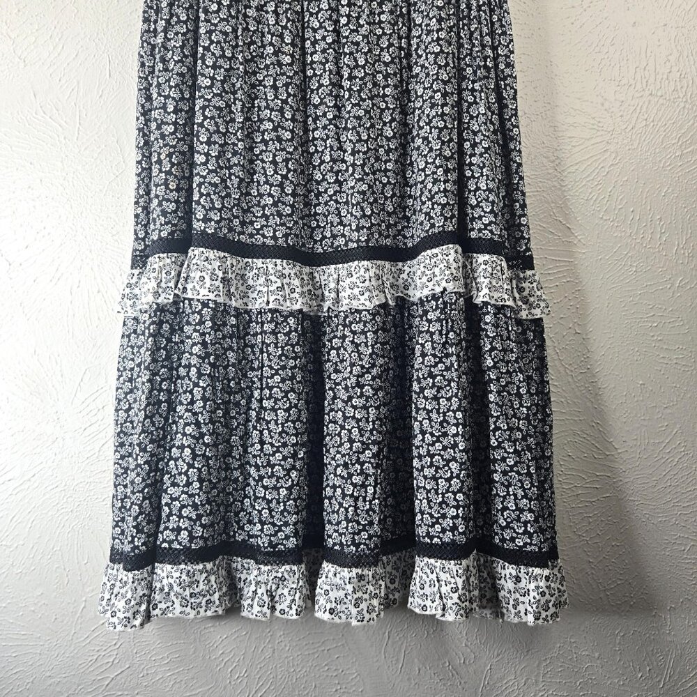 kate spade Black and White Floral Midi Dress - Picture 5 of 14